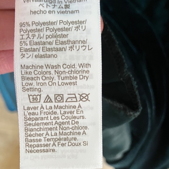 J. Crew Dark Green Velvet Midi Dress - Picture 7 of 9